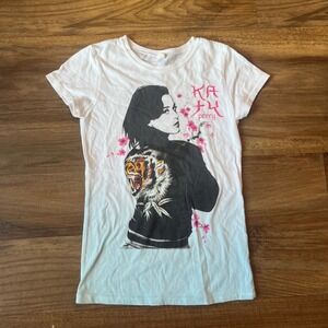 2000s katy perry ombre cherry blossom fitted graphic tee size XS